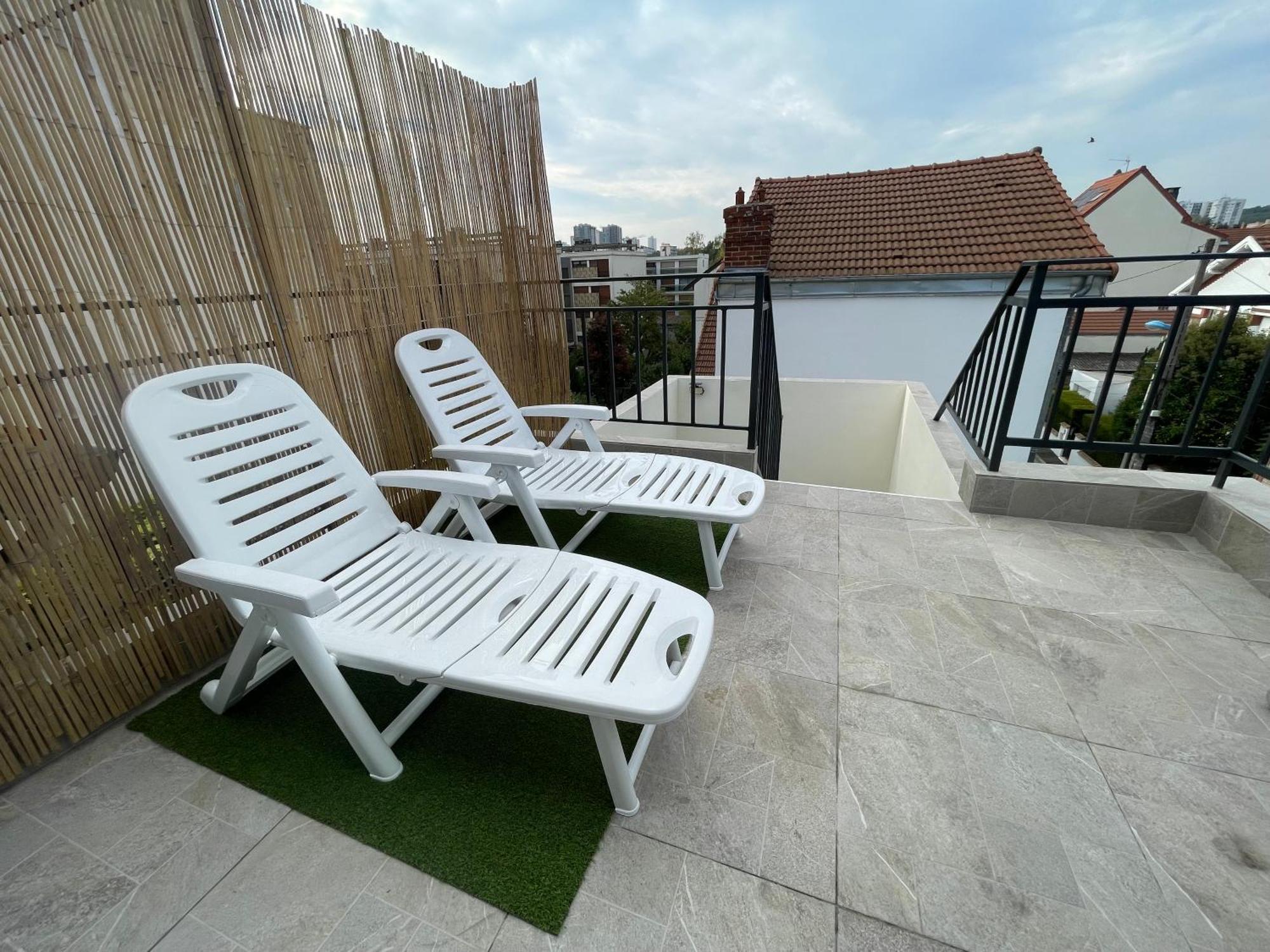 Appartement Avec Terrasse Et Ciel Etoile ! Noisy-le-Sec Exterior foto